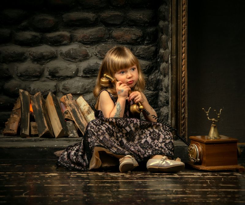 студийный портрет, детский портрет Эрикаphoto preview