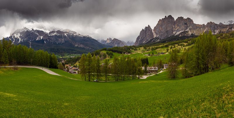 италия, доломиты, горы, облака, природа, landscape, italy, dolomites, cortina Cortina d`Ampezzo. фото превью
