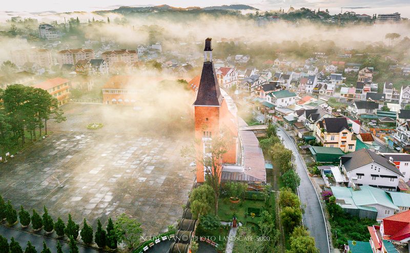 Fog, Cityscape Da Lat 2020photo preview