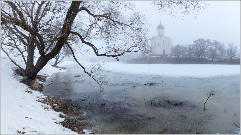 россия, владимирская обл, боголюбово Апрельские морозыphoto preview