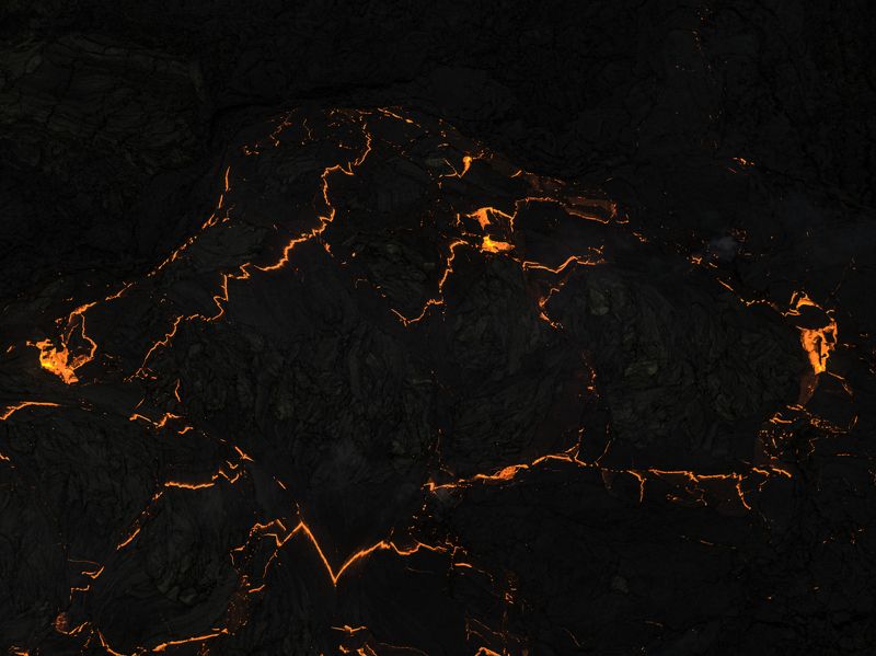 аэрофотосъёмка,пейзаж,iceland,вулкан, извержение Огненный Питбульphoto preview