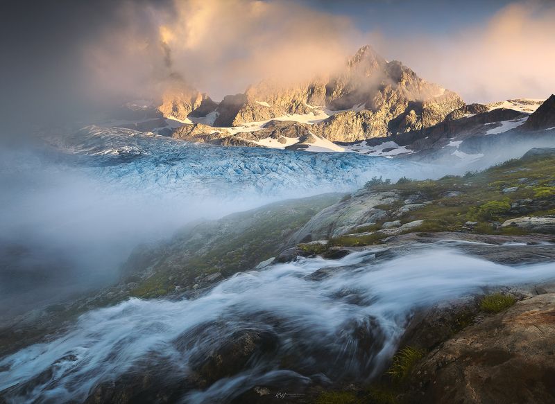 #landscape #mountains #alps #italy #sunset #sunrise #france Glacier dreamphoto preview