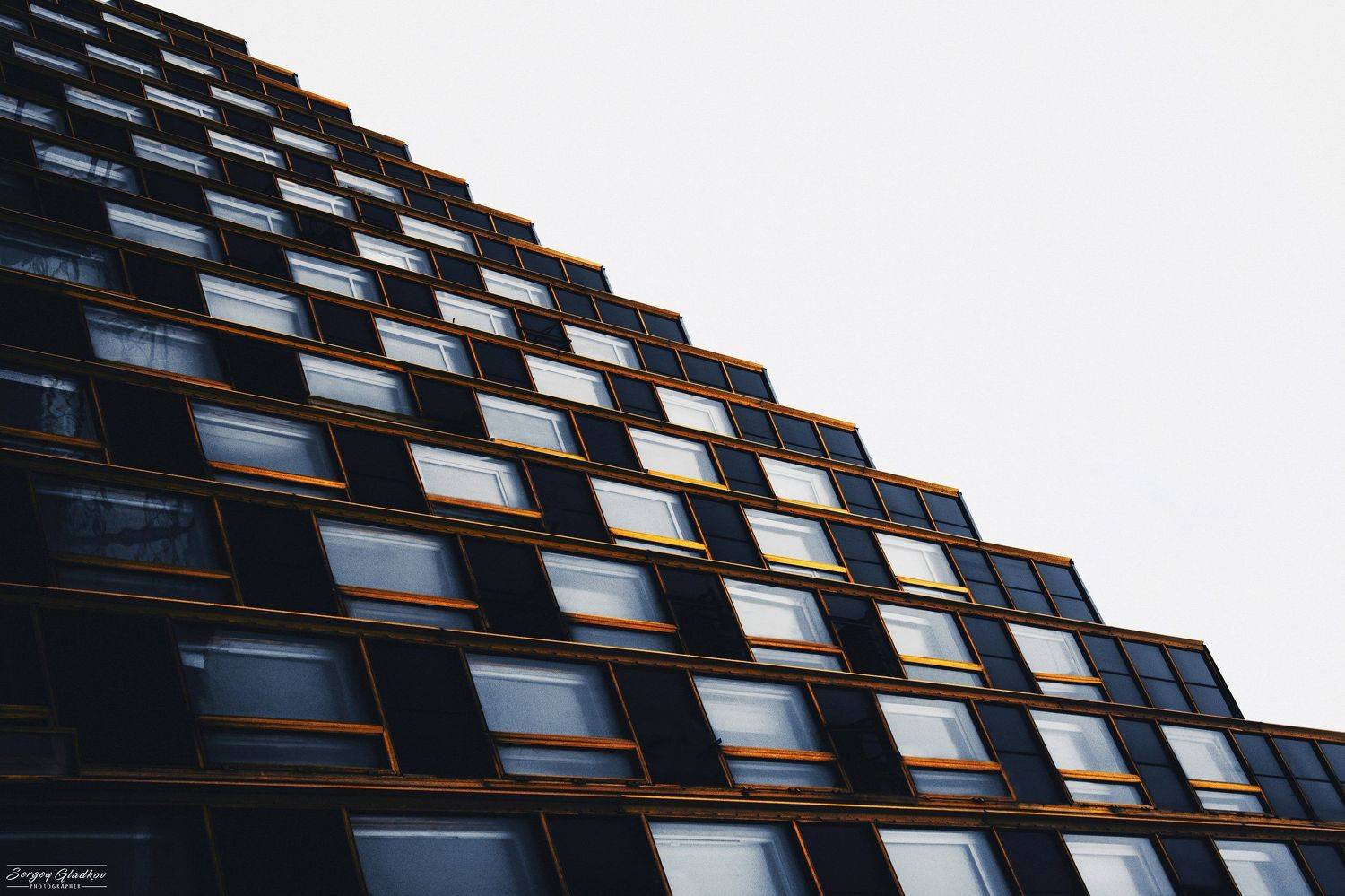 architecture, windows, steps, negative space, abstract, dark, facade, urban, city, Russia, Rostov on Don, Сергей Гладков