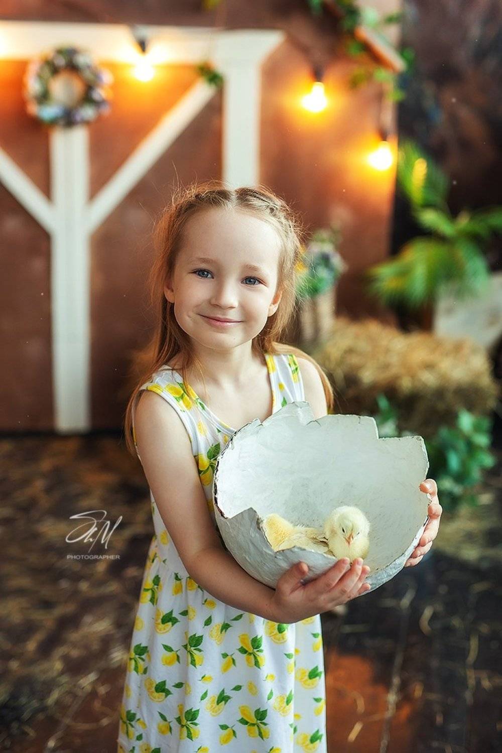 ***. Автор: Мила Шелест пасха, цыплята, портрет, девочка, детский, ребенок, праздник, открытка, улыбка,, Мила Шелест