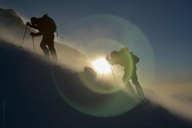 Эльбрус, Кавказ, Россия, горы, восхождение, альпинизм, спорт, экстрим, высота, снег, шагнивнеизведанное Эльбрусиада (из цикла)photo preview