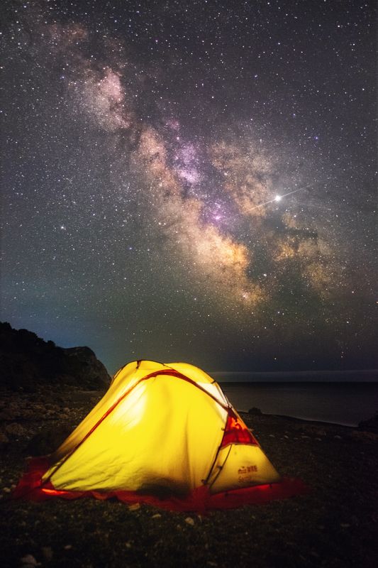 ночь, звезды, астро, млечный путь, milky way, крым, юбк, черное море, балаклава, весна Перед лицом Вечностиphoto preview