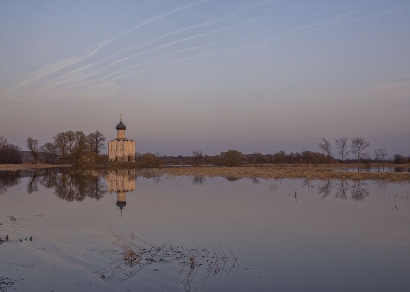 Закат,половодье.photo preview