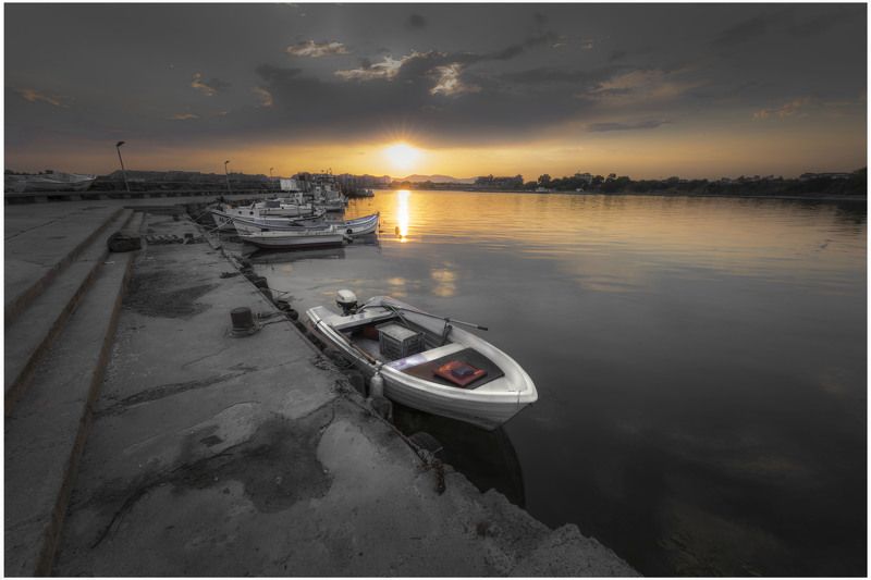 #sea#sunset#boat#seascape Sunset and the seaphoto preview