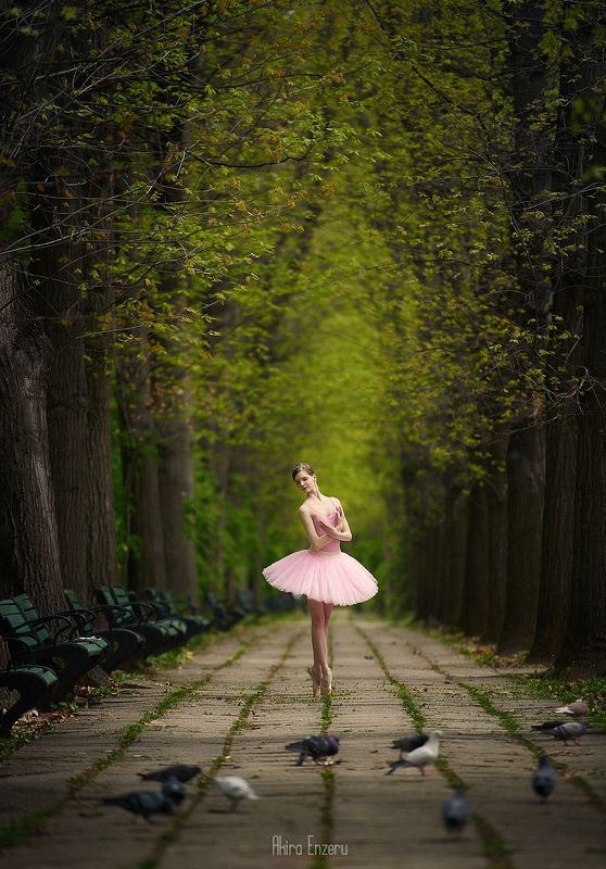 ballerina, dance, dancing, portrait, street, outdoor ***photo preview