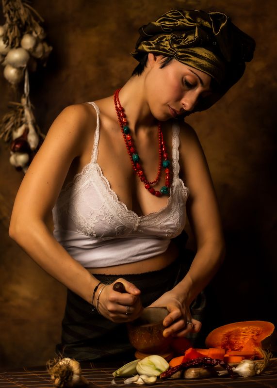 portrait La massaia фото превью