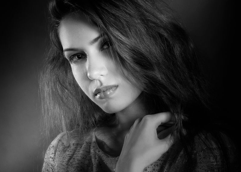 портрет;ч/б * * *photo preview