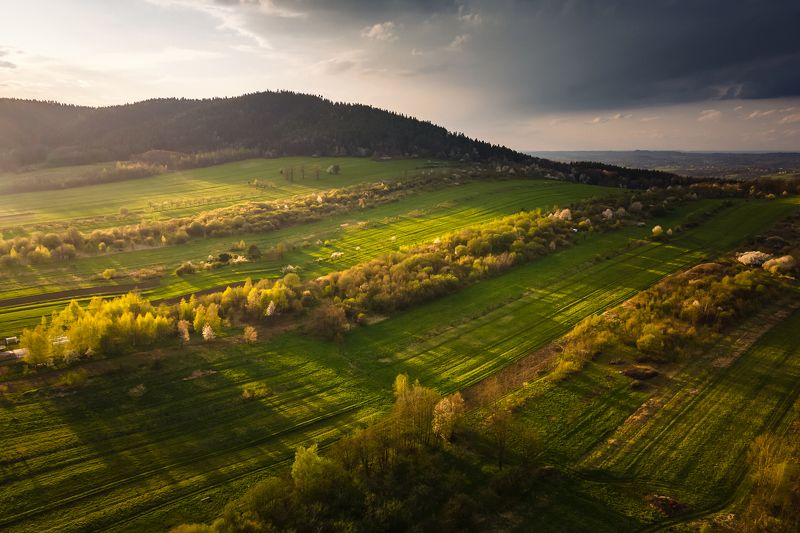 mountains, spring, sunset, poland Golden Hourphoto preview