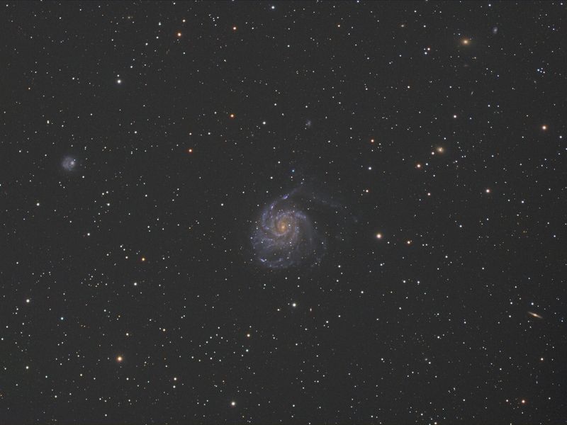 m101, space, milkyway, deepsky, star, galaxy. messier, astro, astrophoto, longexpo M101photo preview