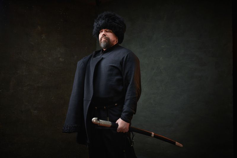 казак, портрет, папаха, черкас, станичник, атаман, донец Андрей Казачинскийphoto preview