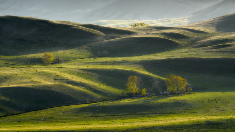 пейзаж, горы, утро, весна Весенние мотивыphoto preview