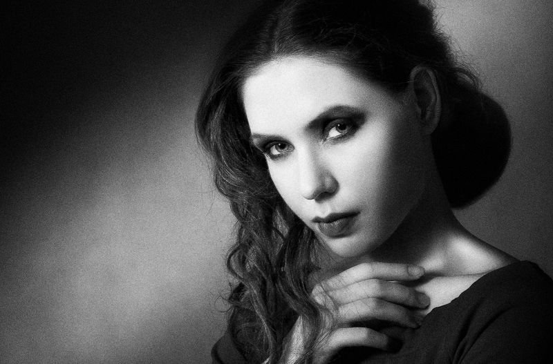 портрет;ч/б * * *photo preview