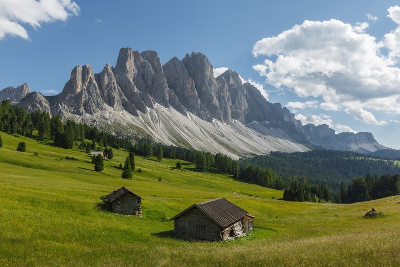 италия, доломиты, горы, облака, природа, landscape, italy, dolomites, geisler Альпийский пейзаж. фото превью