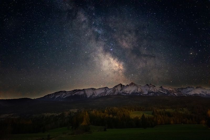 mountains, winter, poland, slovakia Night in the Mountainsphoto preview