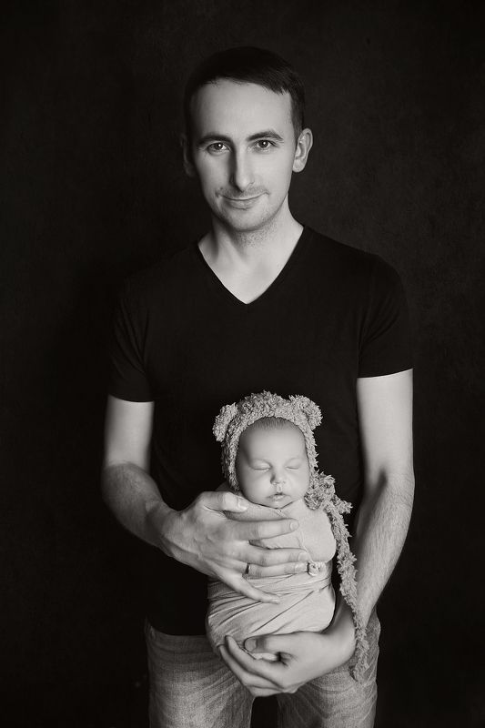 newborn, family, baby, love, familyphoto, newbornphoto, babynewborn, newbornphotography, семейное фото, ньюборн, новорождённый, семейный потрет, студийный портрет, семья, малыш, мальчик, father, отец, папа, daddy  фото превью