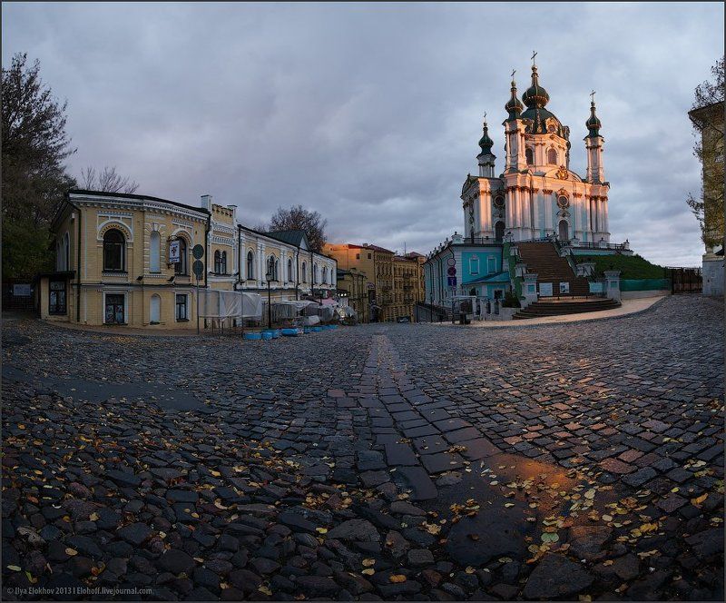 андреевский спуск, киев, михайловская площадь, михайловский монастырь, памятник богдану хмельницкому., софийская площадь, софийский собор, утренний киев Ранковий Київ.photo preview