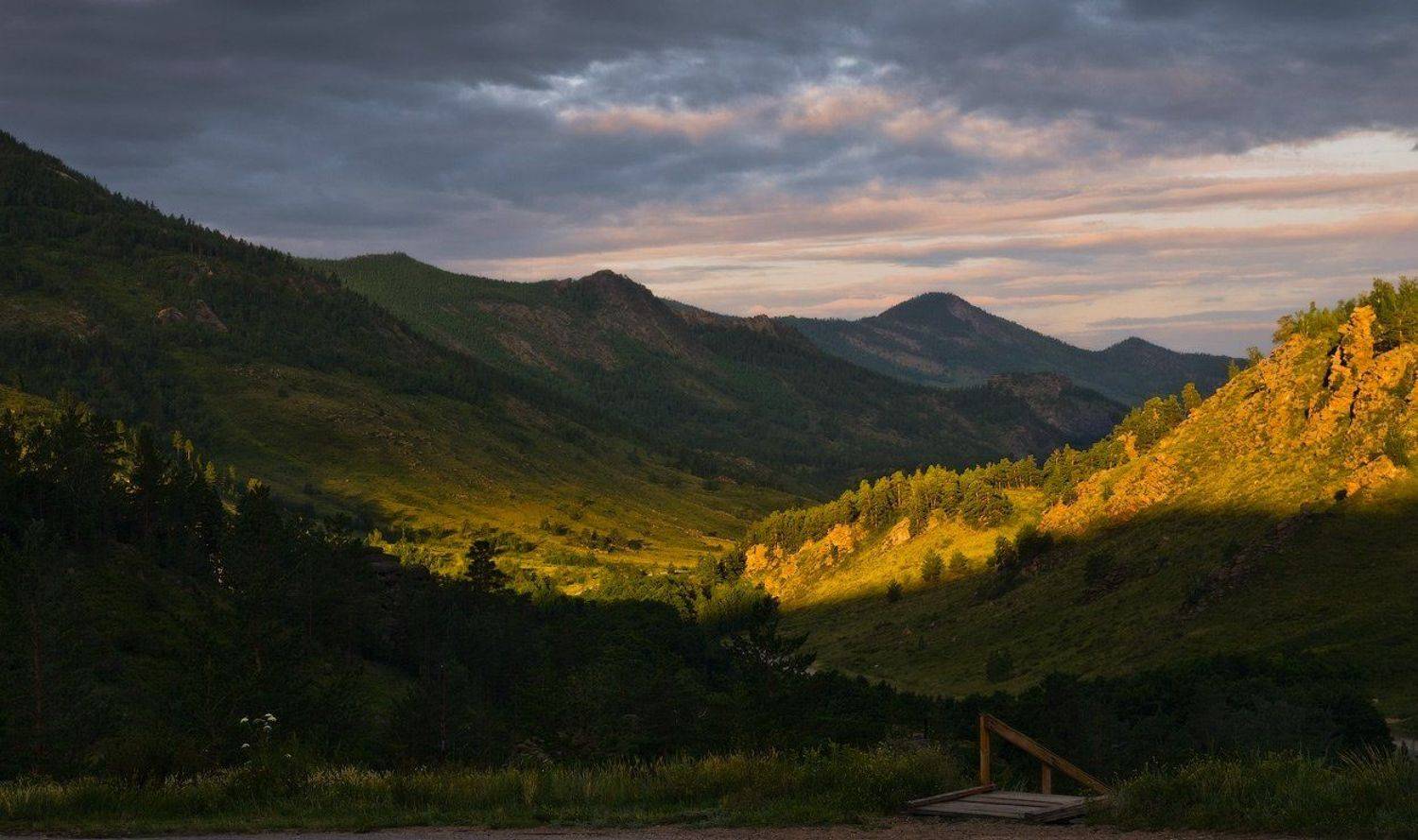 баянаул, горы, рассвет, Андрей Журавлев
