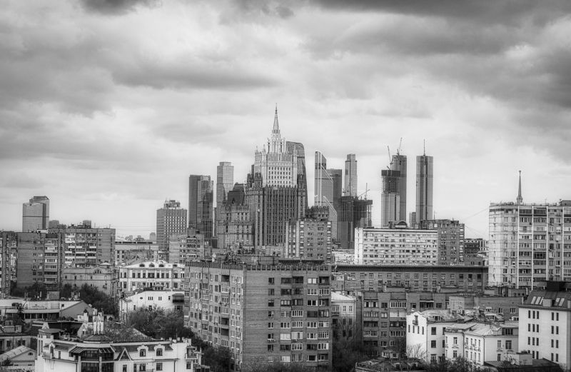 city,cityscape,cityview,moscow,moscowcity,nikon,blackandwhite,architecture Famous view in bwphoto preview