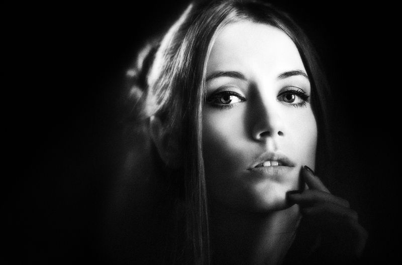 портрет;ч/б * * *photo preview