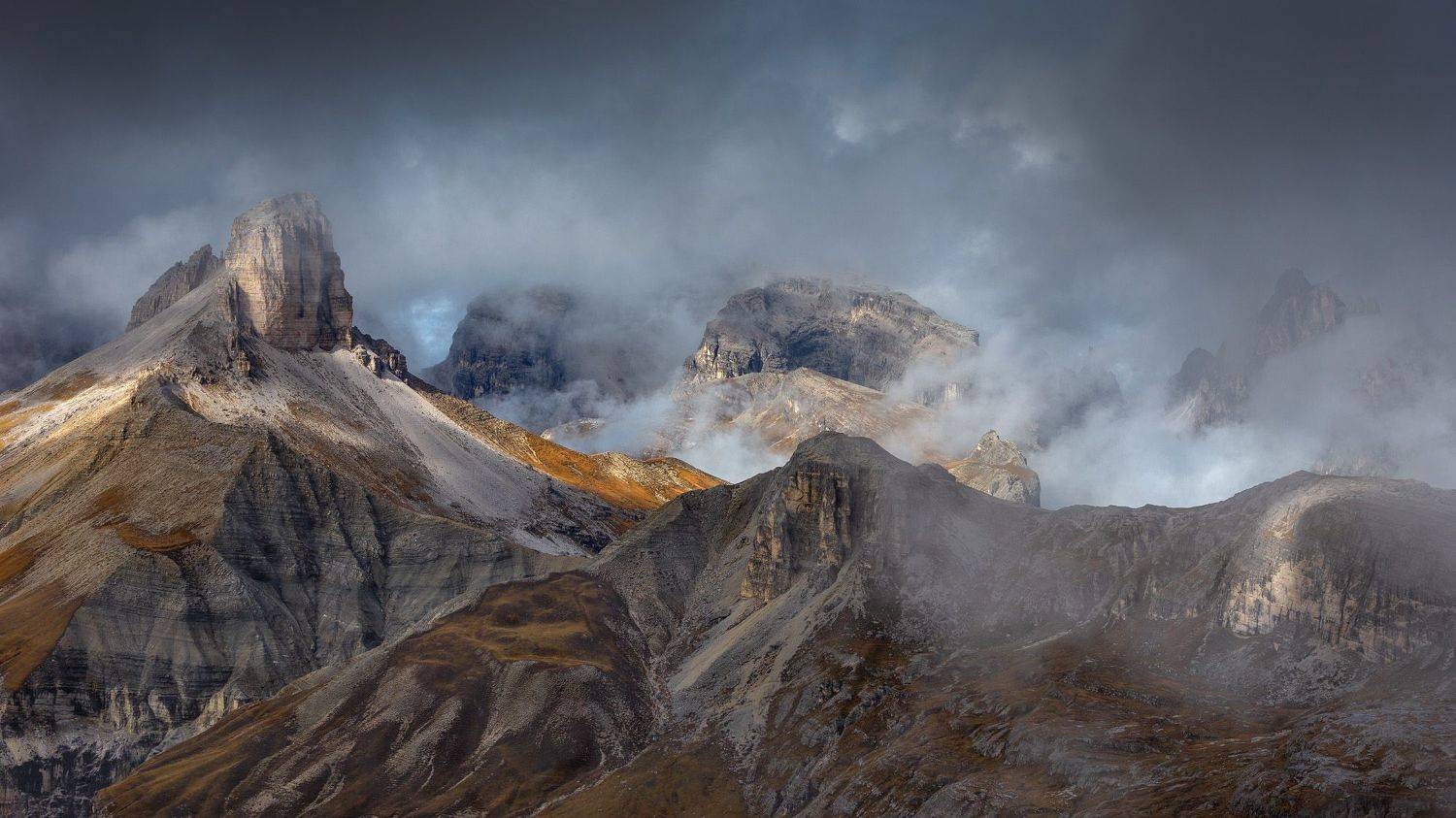 Доломиты.. Автор: Геннадий Финенко италия, доломиты, горы, облака, природа, landscape, italy, dolomites, Геннадий Финенко