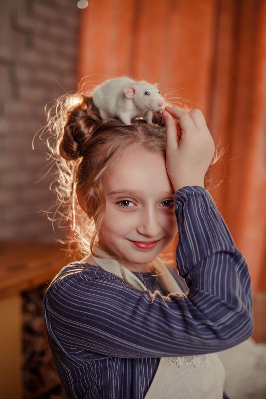 девочка,крыса,поварята Поварятаphoto preview