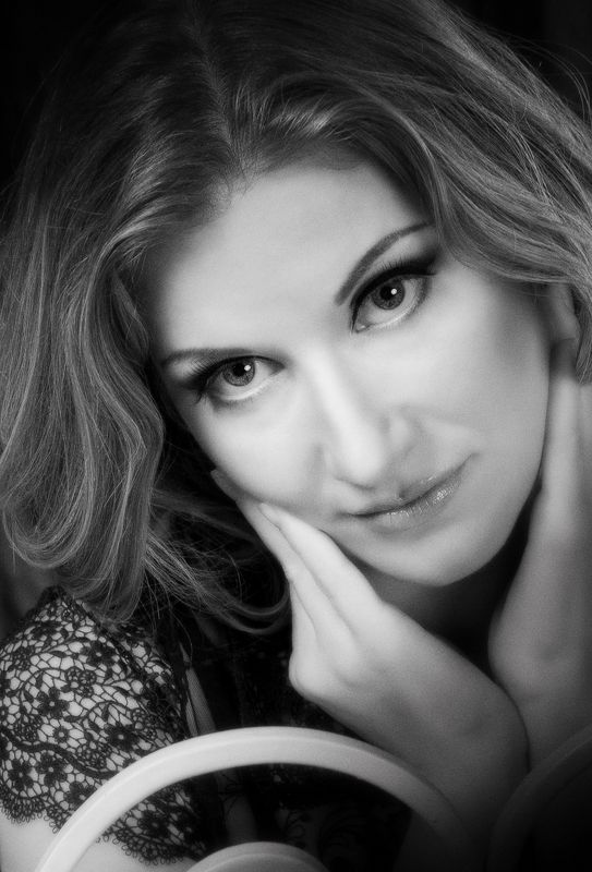 портрет;ч/б * * *photo preview