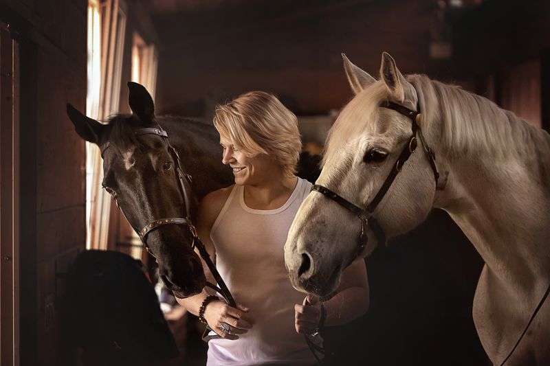 Сергей и два коняphoto preview