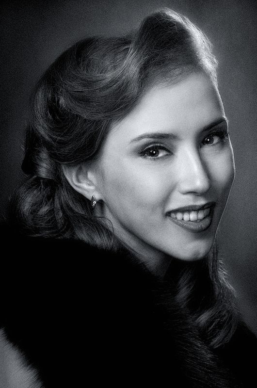 портрет;ч/б * * *photo preview