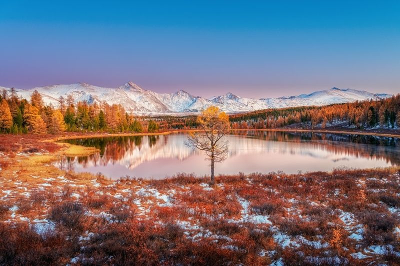 Алтай, Киделю После заката на оз.Киделюphoto preview