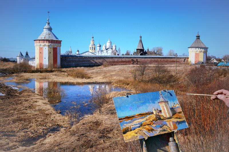 Под небом голубым есть древний монастырьphoto preview