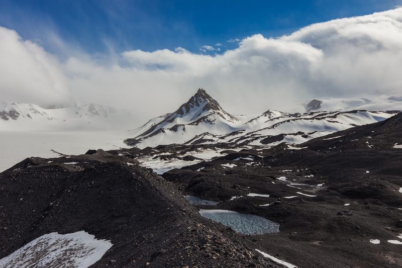 горы,восхождение,кавказ,облака пик Калицкогоphoto preview