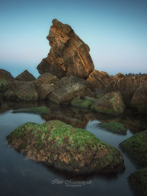 sea seaside sky stone rock morning Stonescapephoto preview