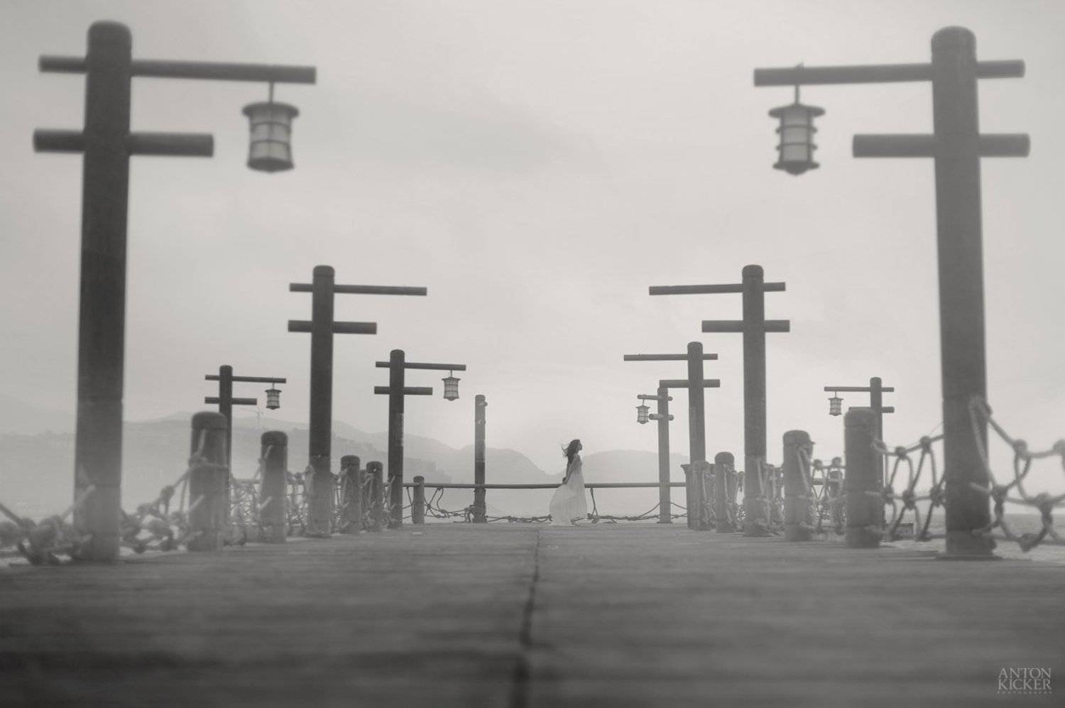 Tina. Автор: Антон Кикер Bw, Girl, Shenzhen, Women, Сhina, Антон Кикер