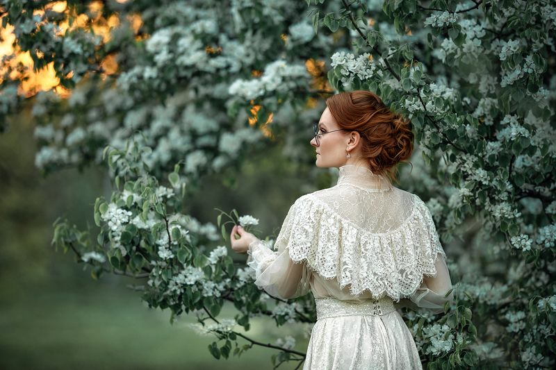 портрет девушка женский портрет тургеневская барышня Тургеневская барышня.photo preview