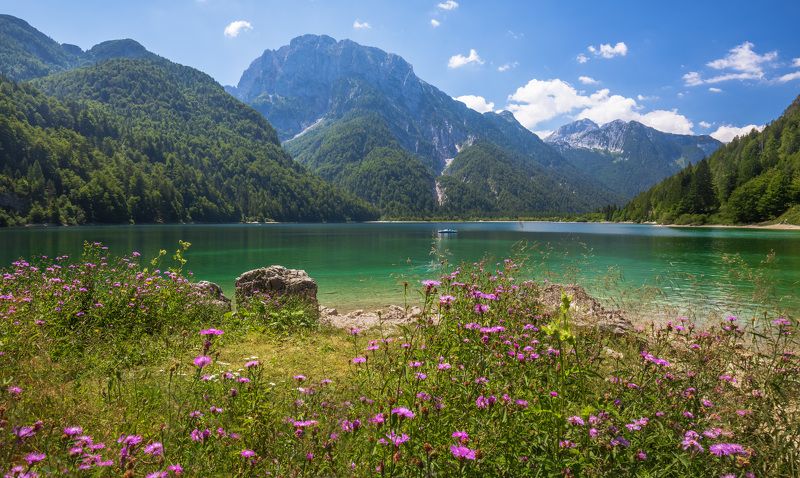 италия, горы, озеро, лаго-дель-предиль, lago del predil, Северная Италия. Альпы. Горное озеро Лаго-дель-Предиль.photo preview