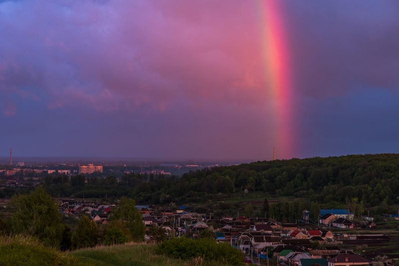 радуга, шебекино, крапивное, вечер После дождя.photo preview