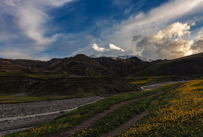 горы, эльбрус,кавказ дорогами Джилысу...photo preview