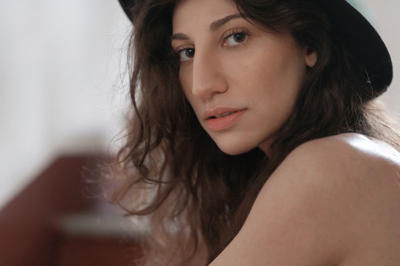 девушка, город, москва, портрет Катя фото превью