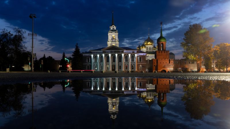 Отражения Тульского кремля.photo preview