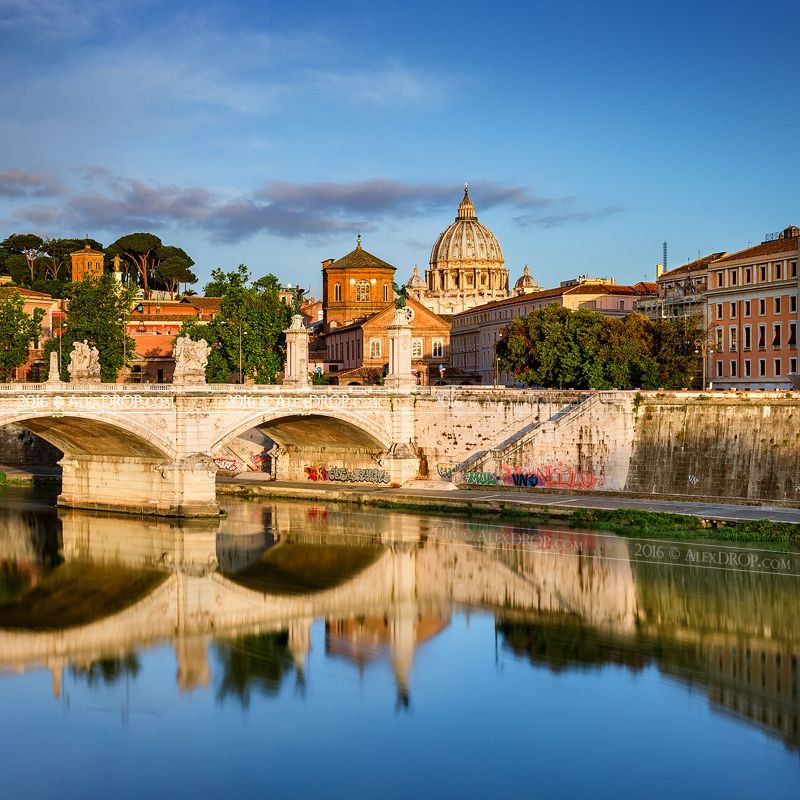 canon, color, postcard, picturesque, landmark, europe, rome, italy, travel, urban, architecture, iconic, sunrise, golden hour Доброе утро, Рим / Good morning, Roma!photo preview