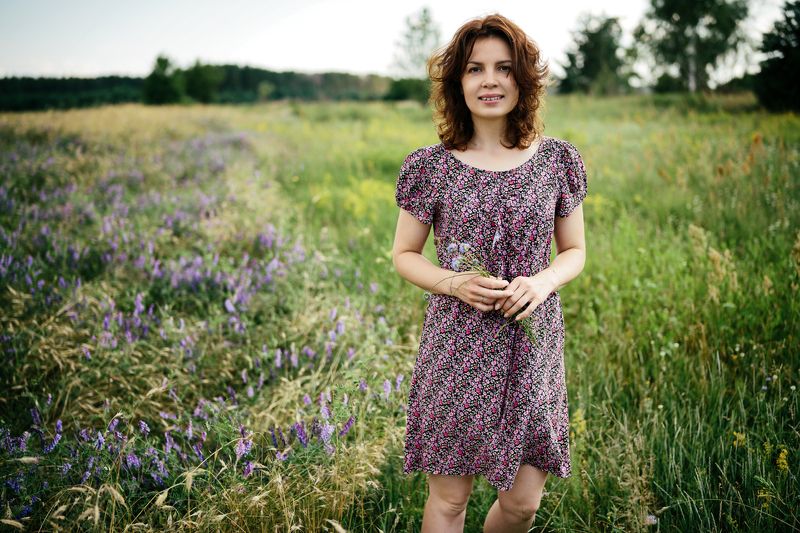 лето; поле; цветы; модель;природа; Флюиды летаphoto preview