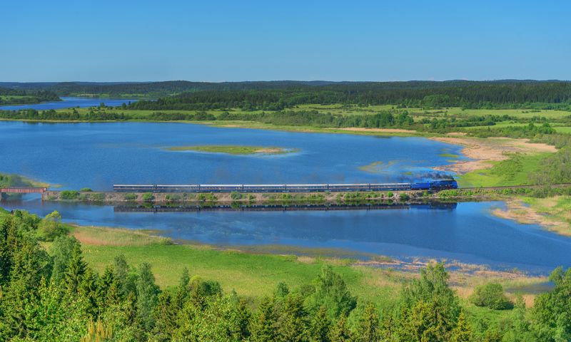 skrylov,krylov_official,паровоз,ретропоезд,п36,поезд,лето,train,озеро,Сортавала,Карелия,рускеальскийэкспресс,nikonrussia Photo #107photo preview