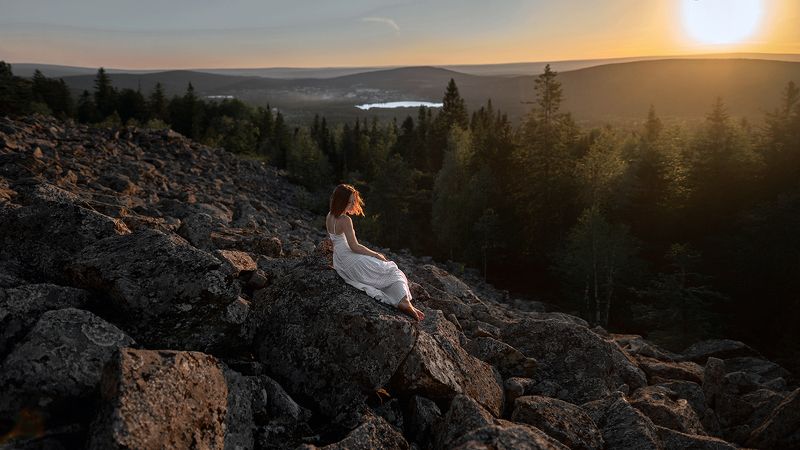 закат солнце природа at sunsetphoto preview