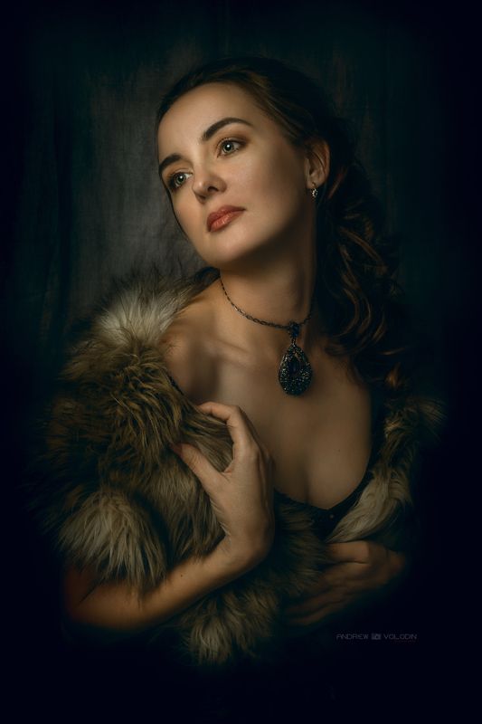 портрет девушка искусство живопись Портрет девушкиphoto preview