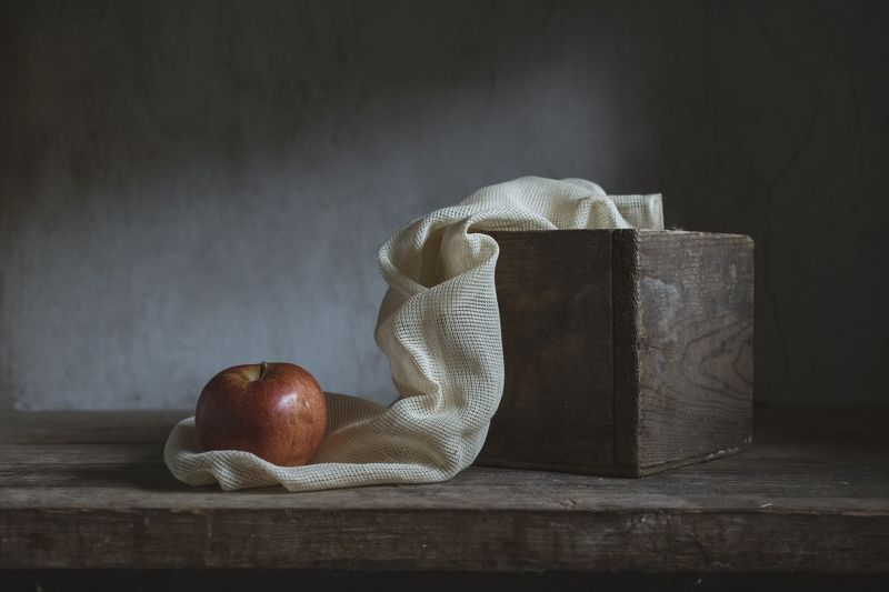 яблоко ткань дерево С яблокомphoto preview