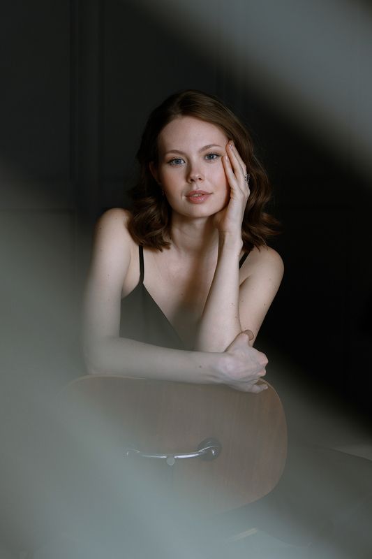 девушка, портрет, студия, москва Настя фото превью
